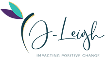 J-Leigh. Impacting Positive Change Logo